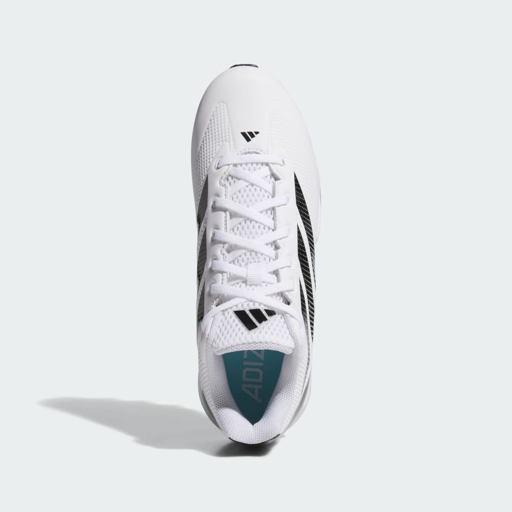 Бутсы Adidas Adizero Impact 2.0 Molded baseball Cleats, цвет Cloud White/Core Black/Core Black — фото 2