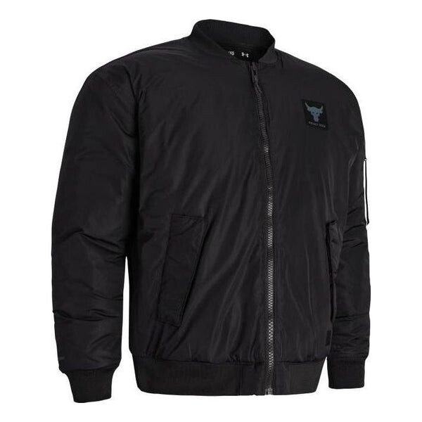 

Куртка project rock bomber jacket 'black' Under Armour, черный