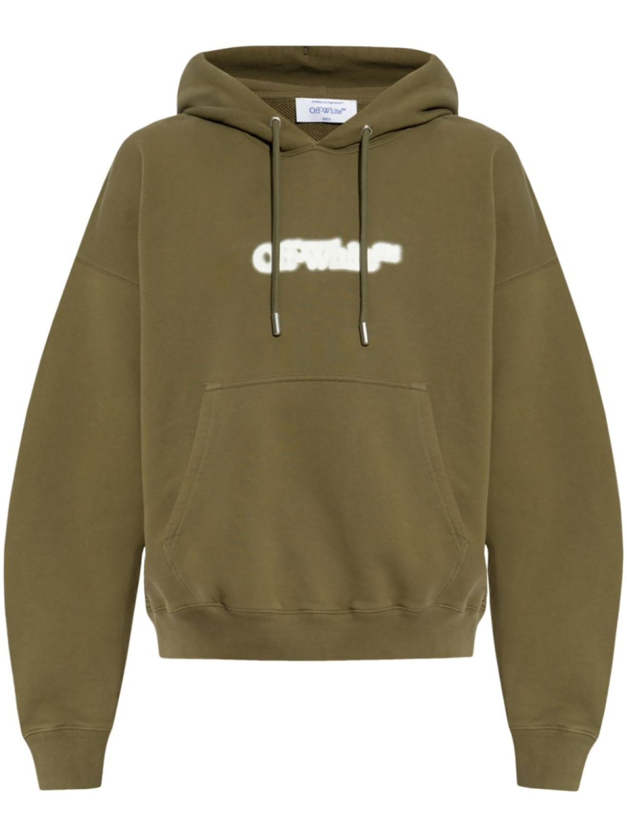 

Off-White толстовка с логотипом Arrow, зеленый