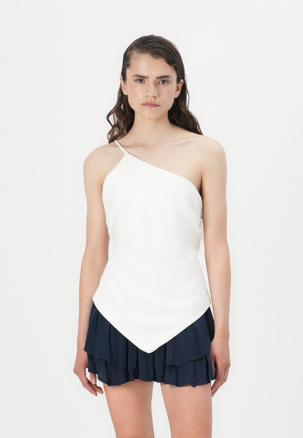 

Топ BARE TIE Abercrombie & Fitch, White