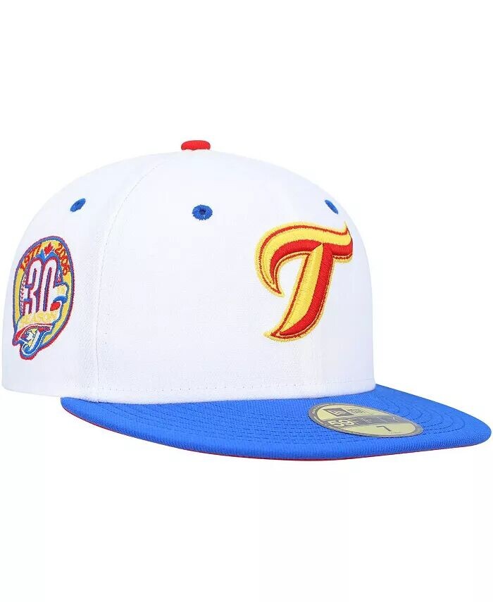 

Мужская белая облегающая шляпа Royal Toronto Blue Jays 30th Anniversary Cherry Lolli 59FIFTY New Era