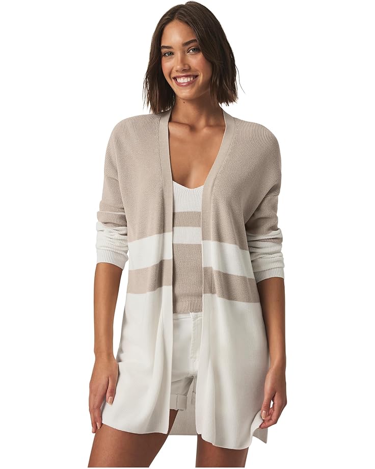 

Свитер Splendid Octavia Open Cardigan, цвет Fawn Block Stripe