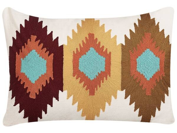 

Декоративная подушка Beliani DANAPUR, 40x60x60 см цвет beige/blau/braun/multicolor