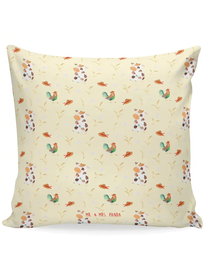

Подушка Mr & Mrs Panda 40x40 Kuh, желтый