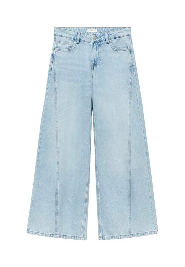 Подростковые расклешенные джинсы Mango Kids, Light Blue — фото 4