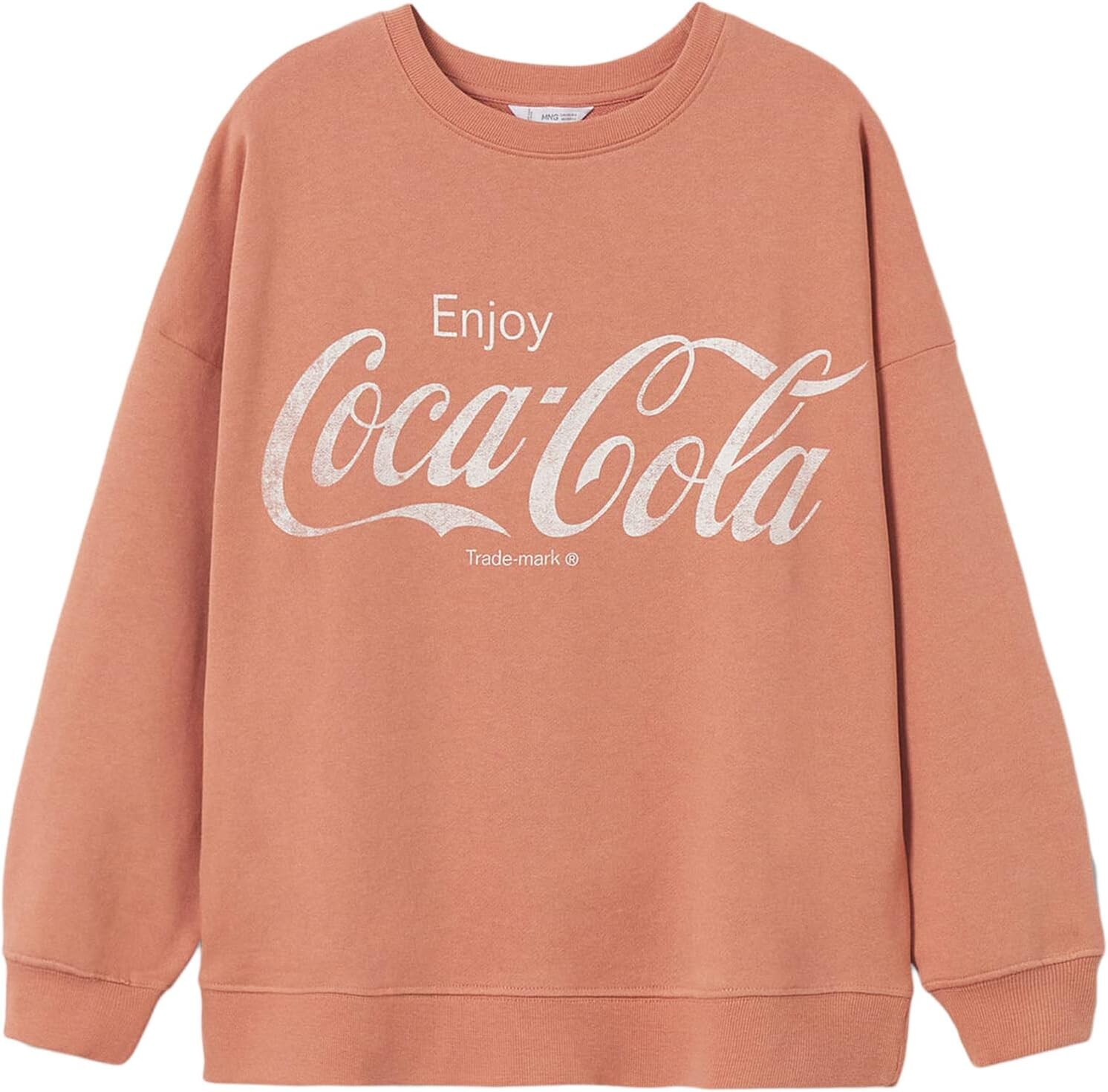 

Толстовка Mango Fresh Sweatshirt, цвет Dusty Rose