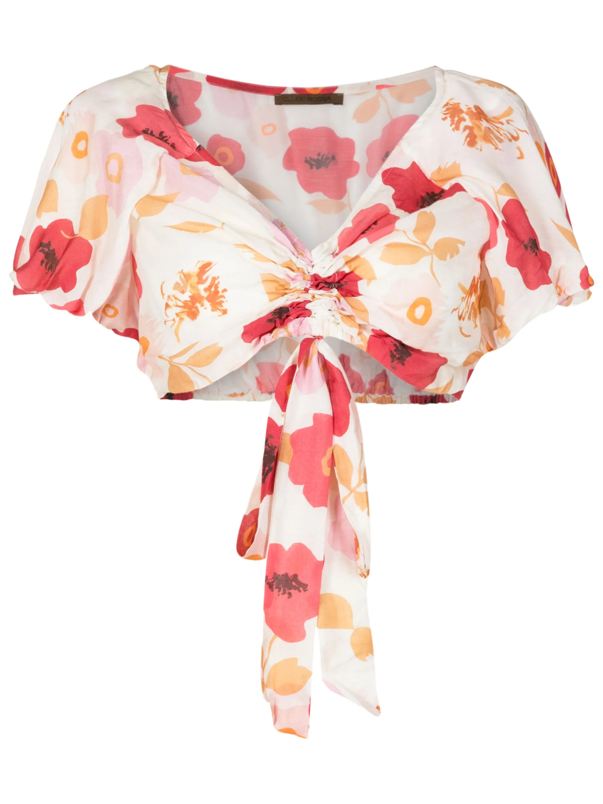 

Укороченный топ Bevita с цветочным принтом Clube Bossa, мультиколор