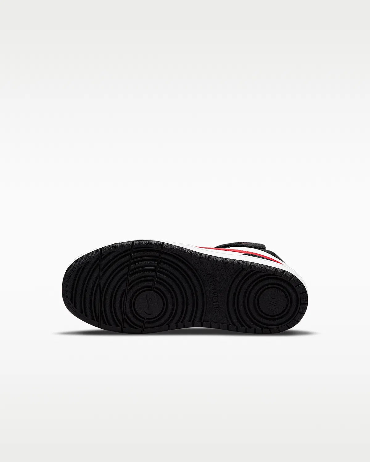 Кроссовки Nike Court Borough Mid 2 для малышей, White/White/Black/University Red — фото 2