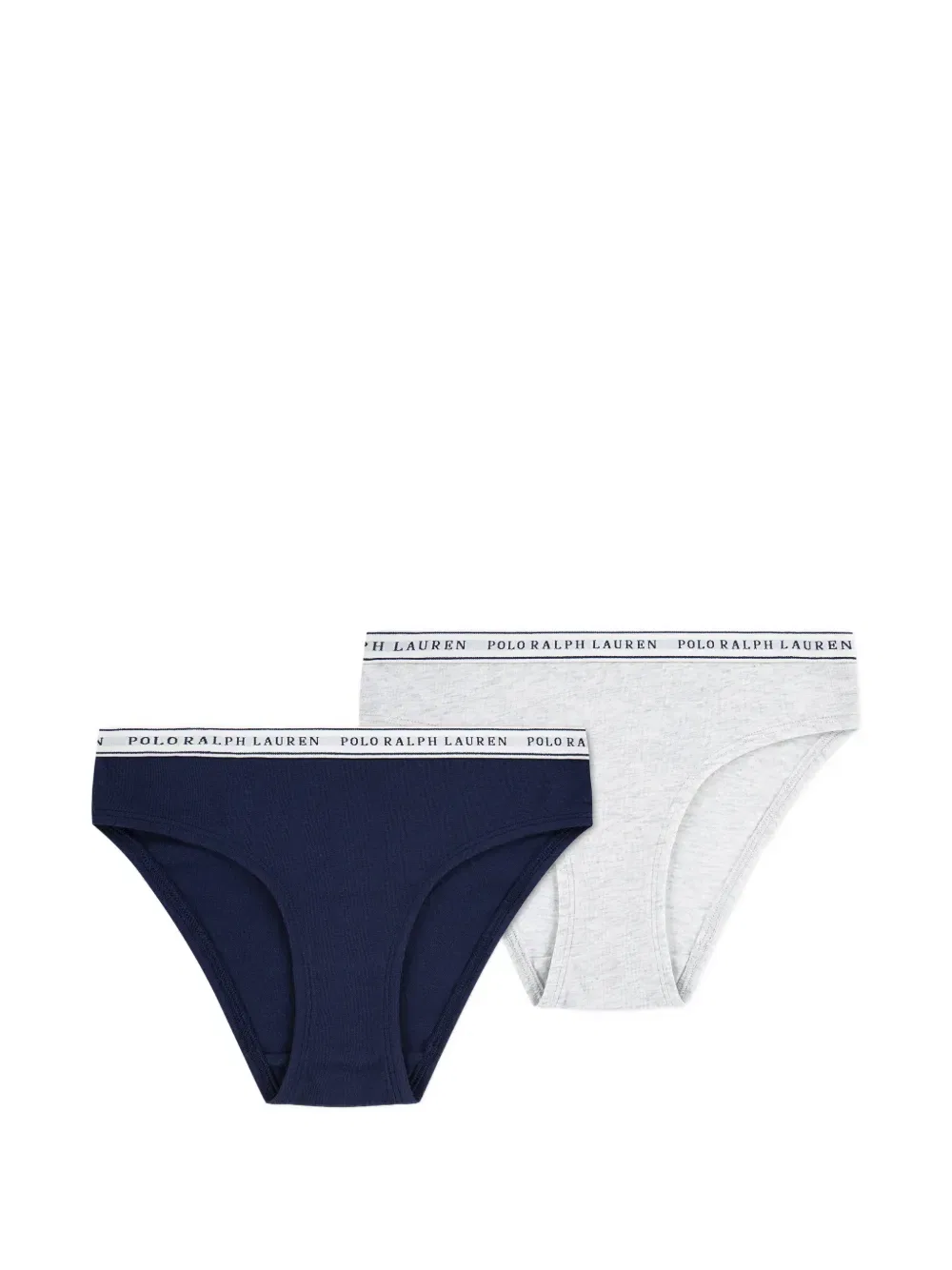 Трусы с логотипом на поясе (комплект из двух штук) Polo Ralph Lauren Kids, синий