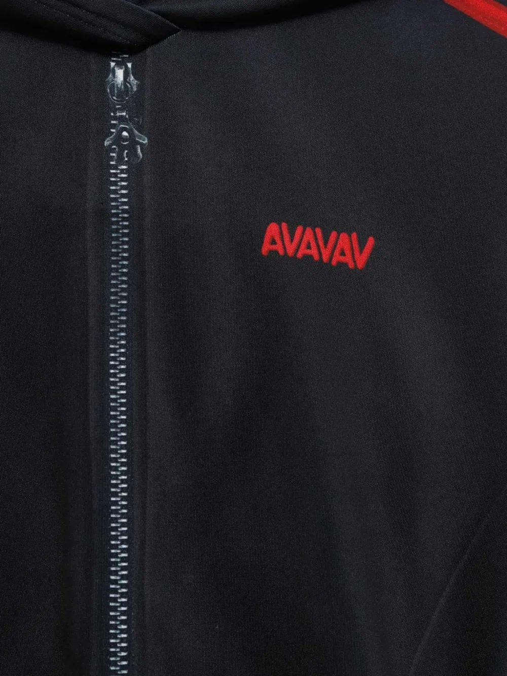 Куртка с капюшоном и логотипом X avavav Adidas, синий — фото 3