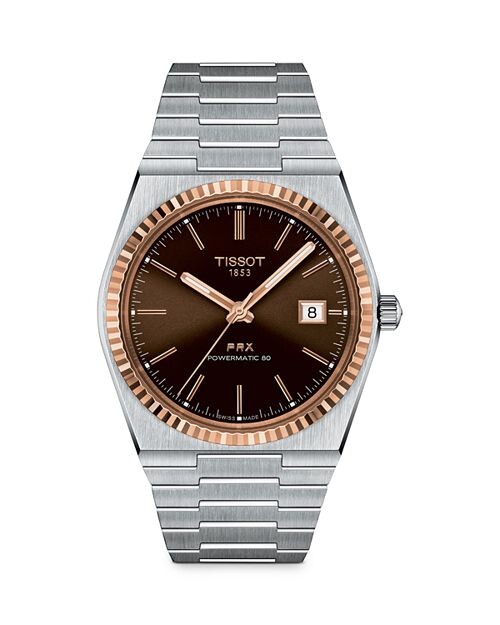 

Часы PRX, 40 мм Tissot, цвет Brown