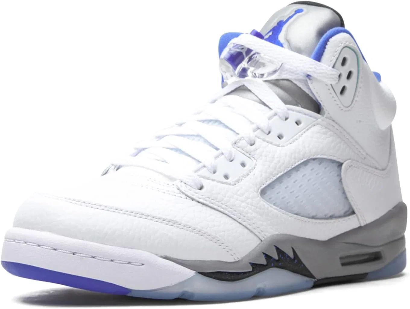 Кроссовки мужские Nike, цвет White/Hyper Royal-stealth-bl — фото 4