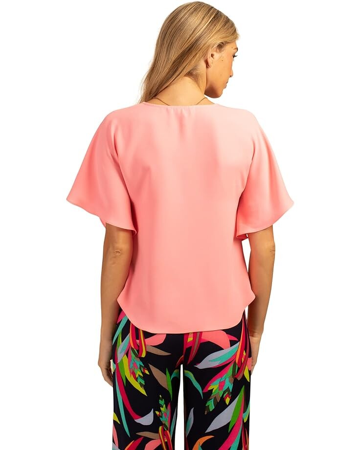 

Топ Trina Turk Amour Top, цвет Flamingo