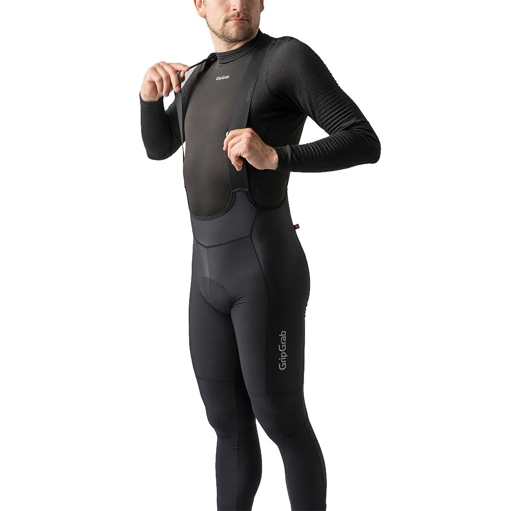 

Тайтсы GripGrab Pacr Thermal bib, черный