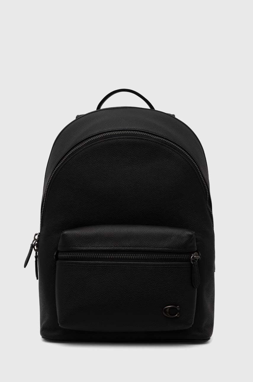 

Кожаный рюкзак Coach, черный