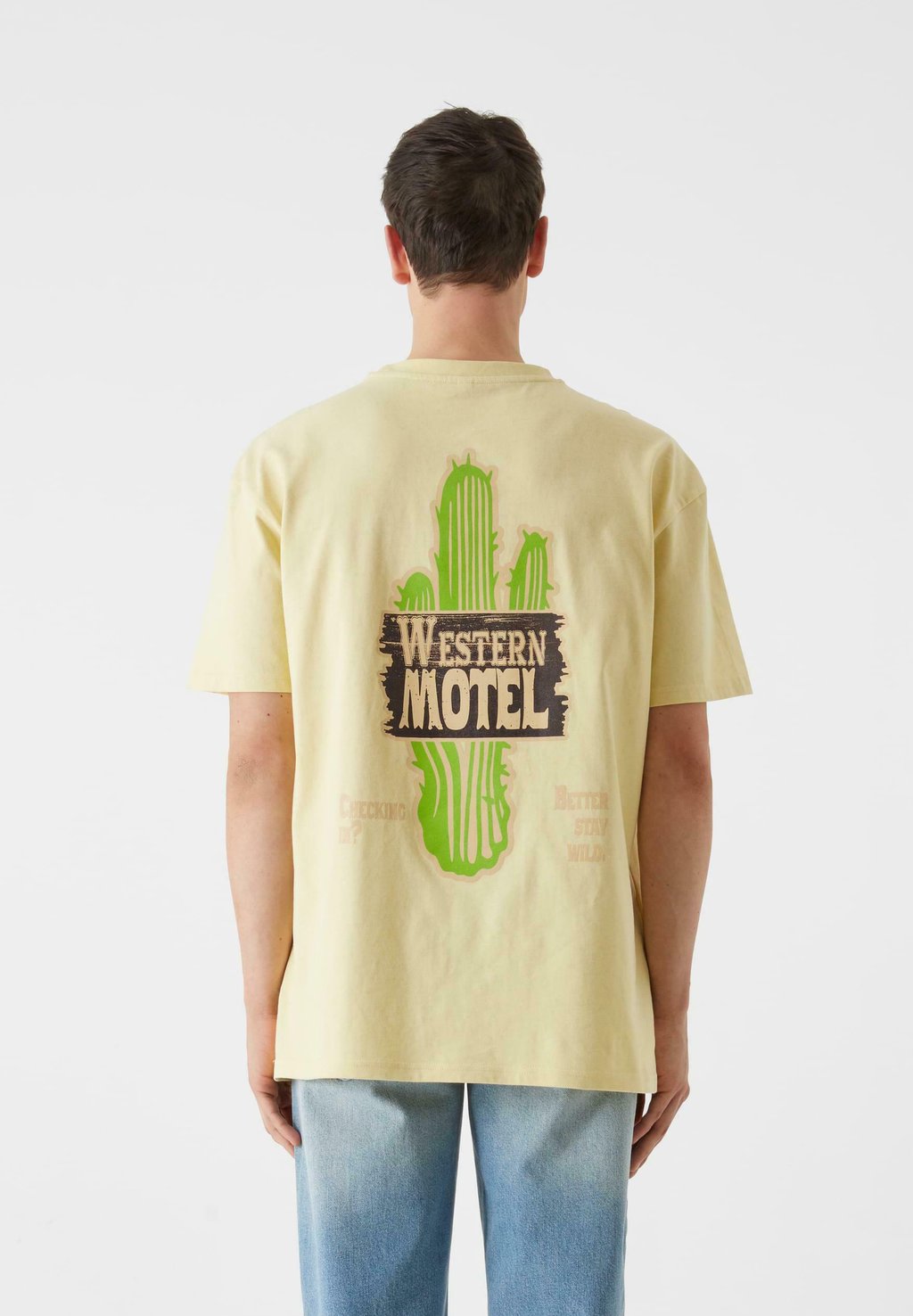 

Футболка с принтом WESTERN MOTEL Lost Youth, желтый
