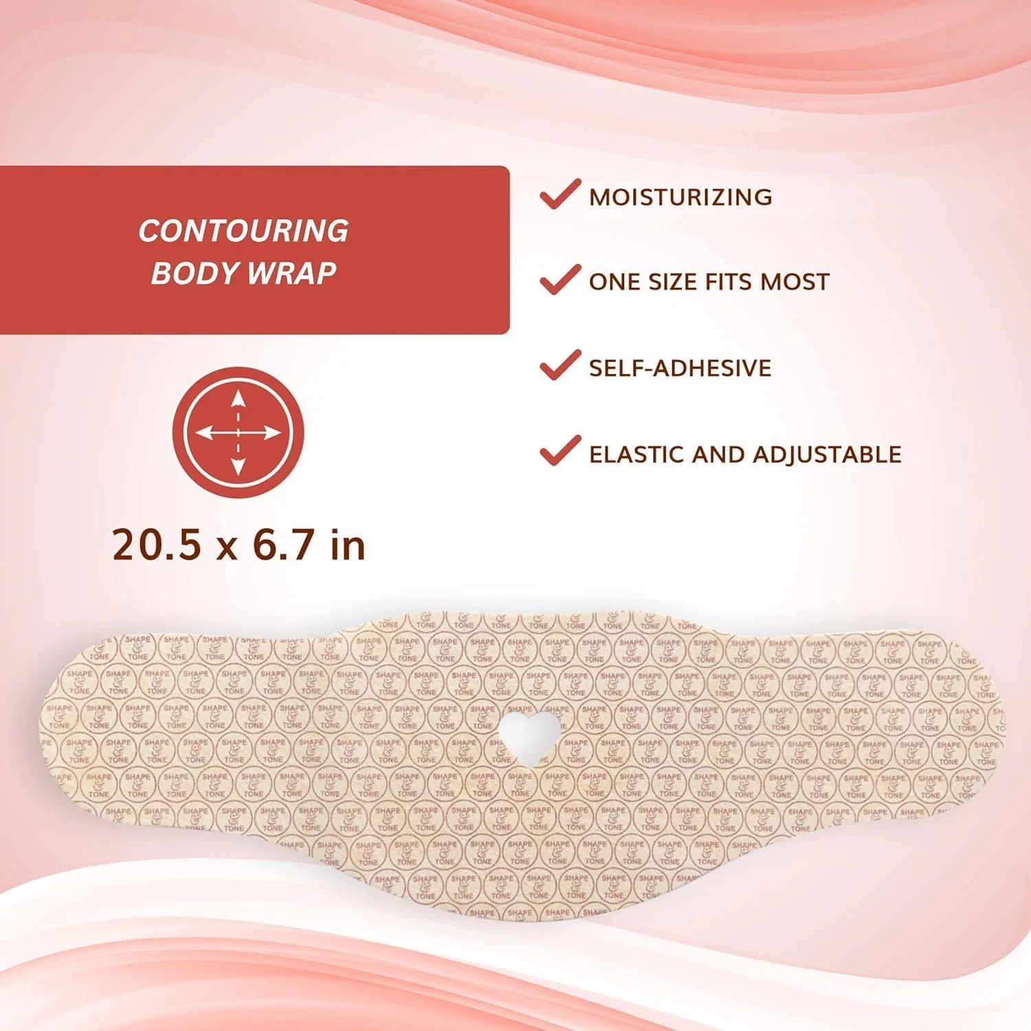 Антицеллюлитный обертывающий крем Shape and Tone Body Products, 6 шт, без запаха — фото 3