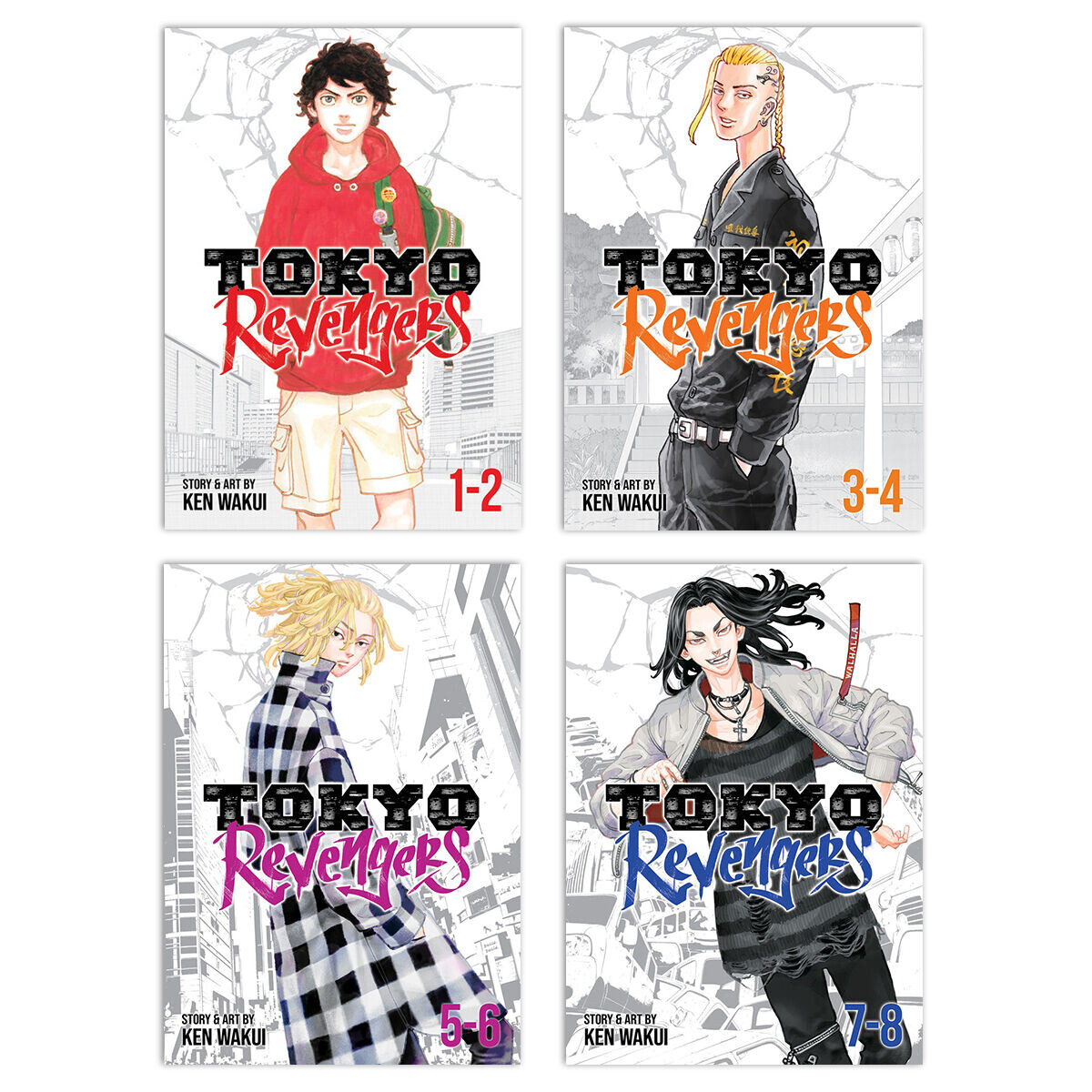 

Манга Tokyo Revengers Manga Omnibus (1-4) Bundle