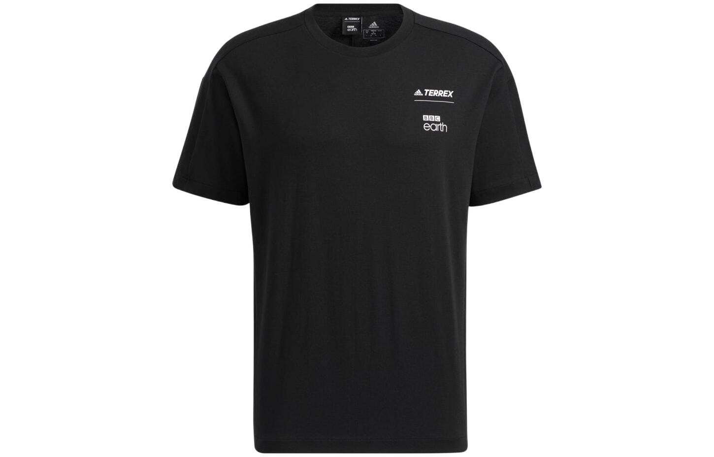 

Футболка унисекс черная Adidas, черный