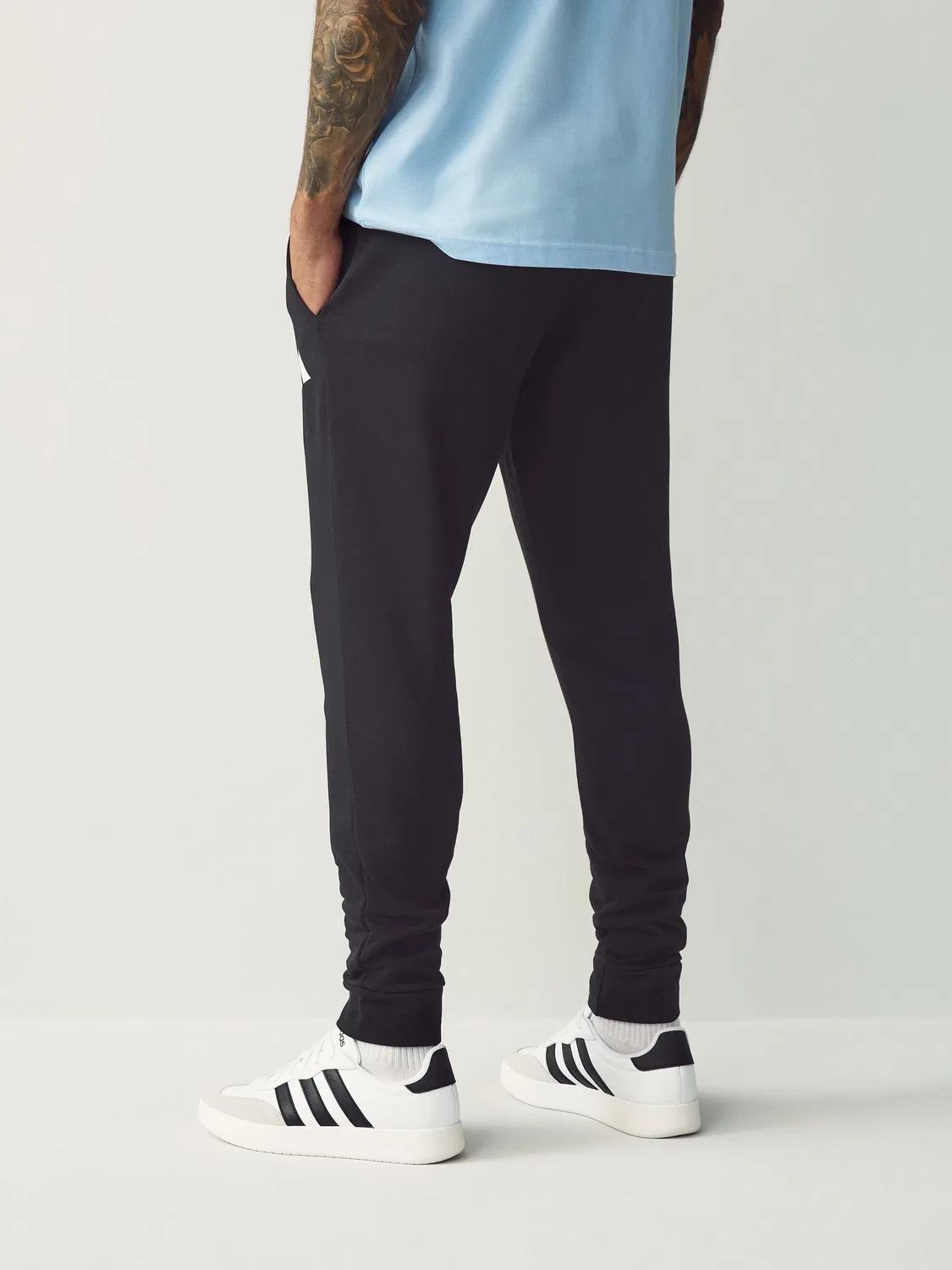 Джоггеры флисовые Essentials Feelcozy adidas, черный — фото 3