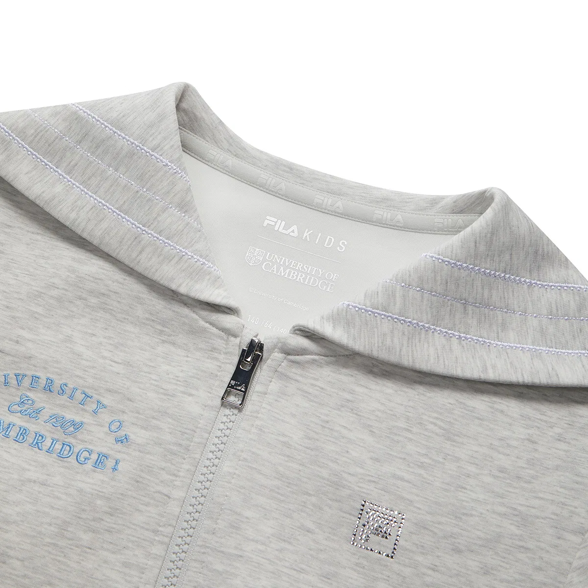 Детский топ с воротником Navy Collar Moderate FILA KIDS — фото 4