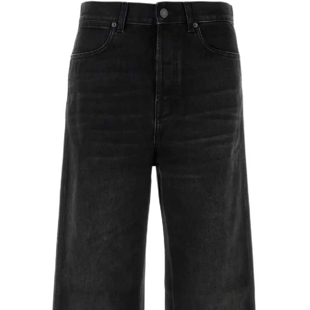 Мужские джинсы свободного кроя Wide Leg, Black, GUCCI — фото 4