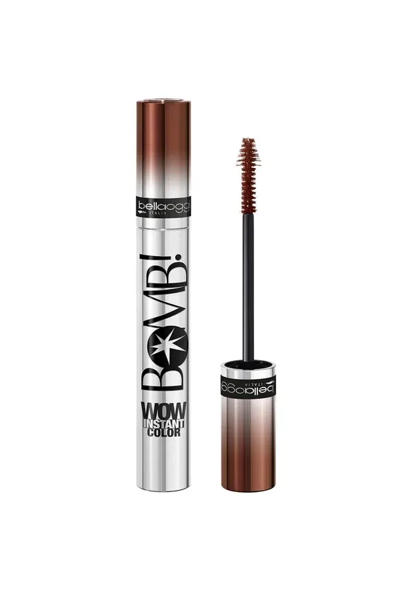 Тушь для ресниц Bomb! volume color wow-b 9 мл Bellaoggi, цвет brown