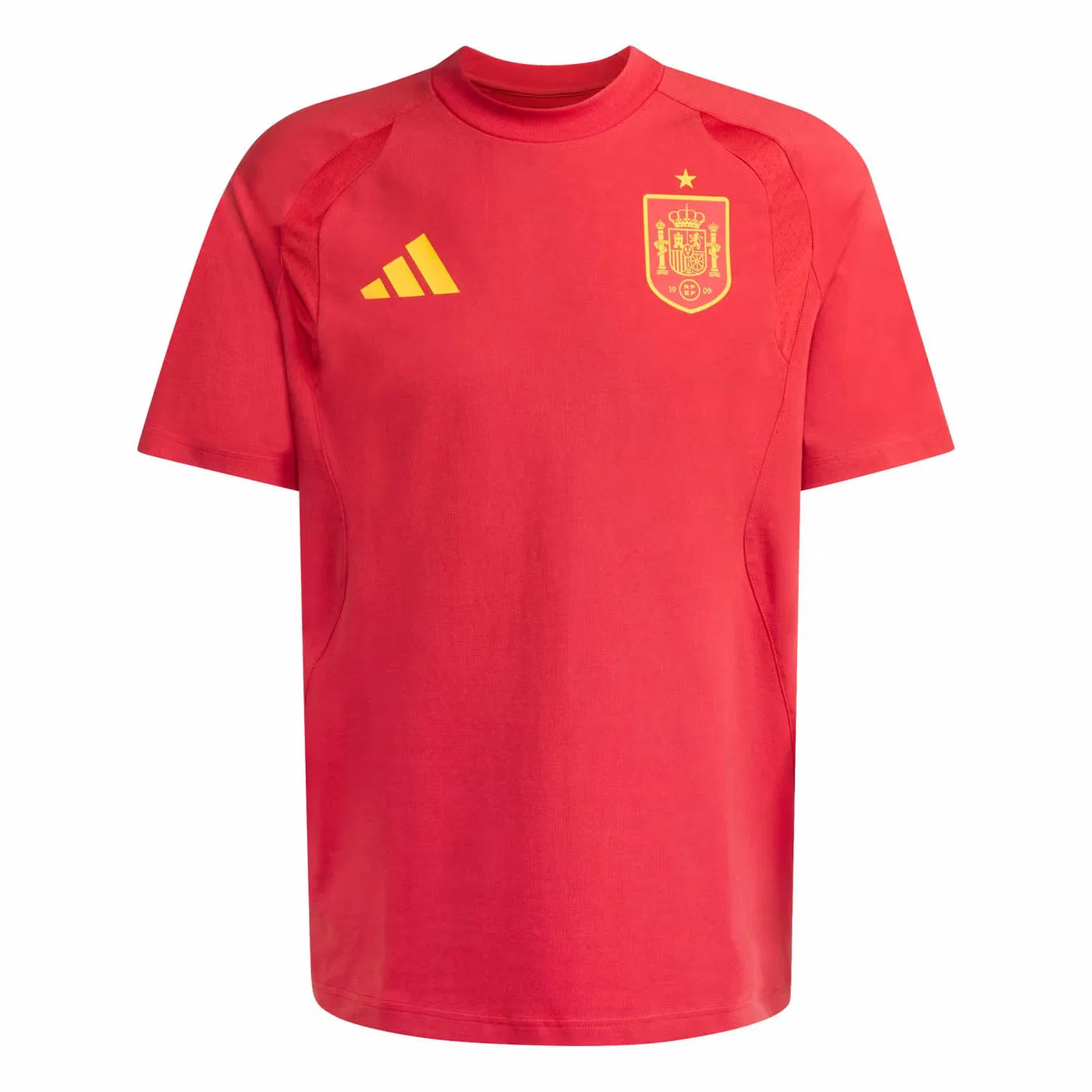 Футболка с футбольным принтом Spain Tiro Travel Adidas, телесный
