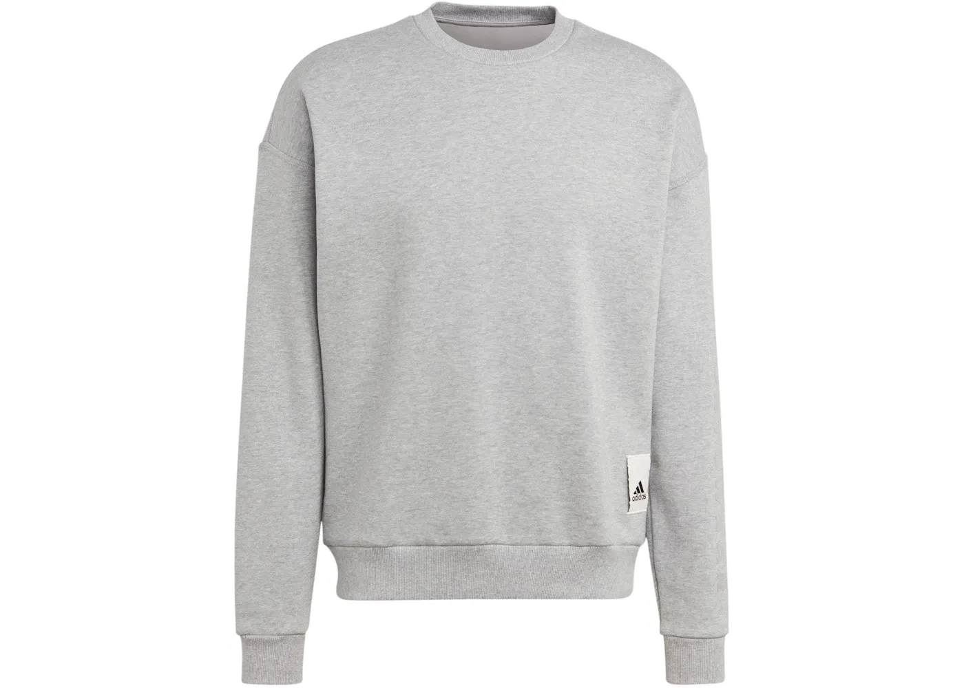 Мужской свитшот на флисе Adidas, Medium Grey Heather