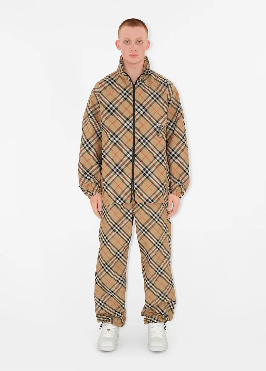Пальто Burberry Check Twill Бежевое — фото 3