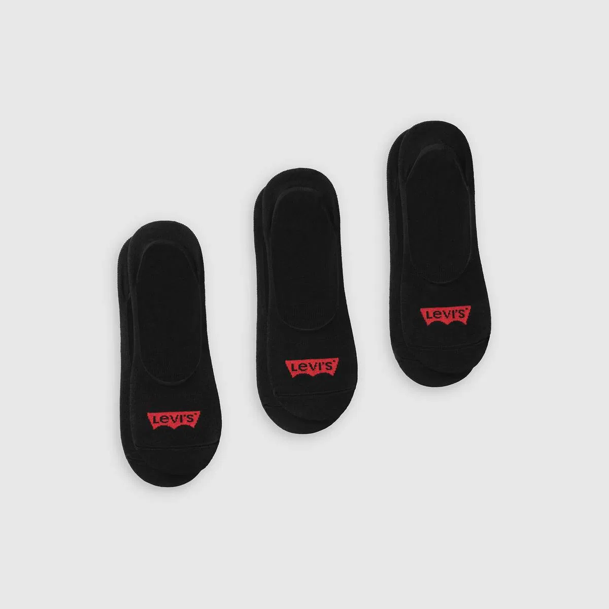 Низкие носки (3 шт.) Levi's, Black
