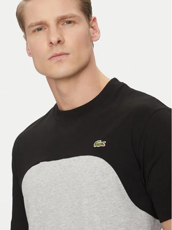 Футболка classic fit Lacoste, серый — фото 4