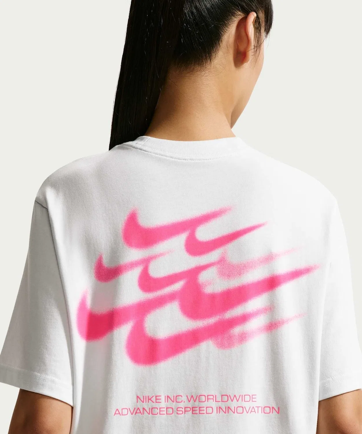 Женская футболка свободного кроя Nike Sportswear Classic, Summit White — фото 3