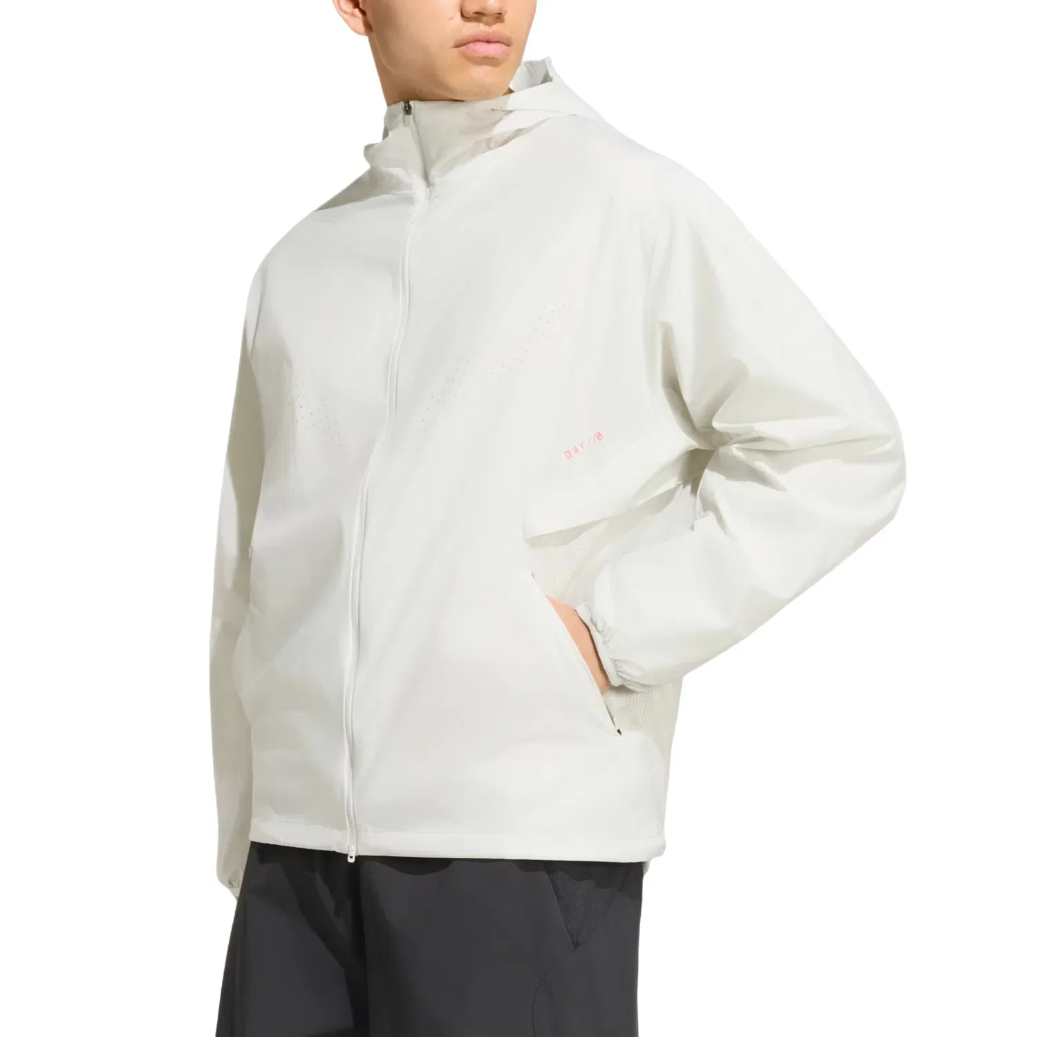 Мужская куртка с длинным рукавом DAY//Ø Woven Jacket Adidas, цвет Orbit Grey — фото 2