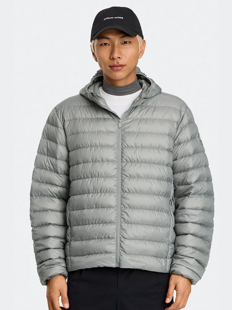 Пуховик с капюшоном Stratus Hoody CANADA GOOSE, Light Gray