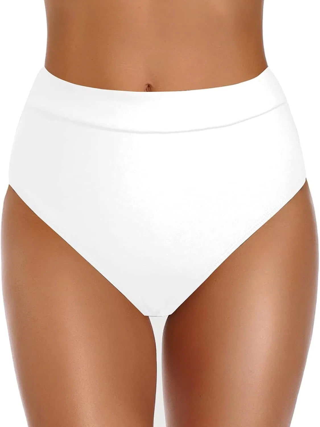 Женские плавки бикини с драпировкой Generic, White