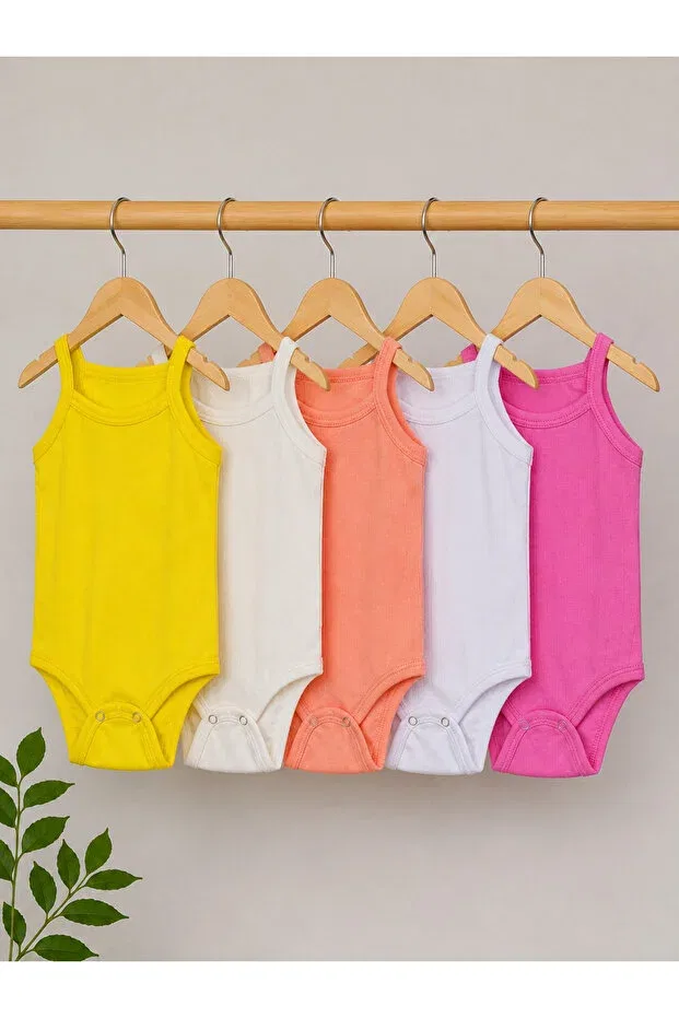 Детское боди для новорожденных с бретельками-веревками Vieso, Multicolor