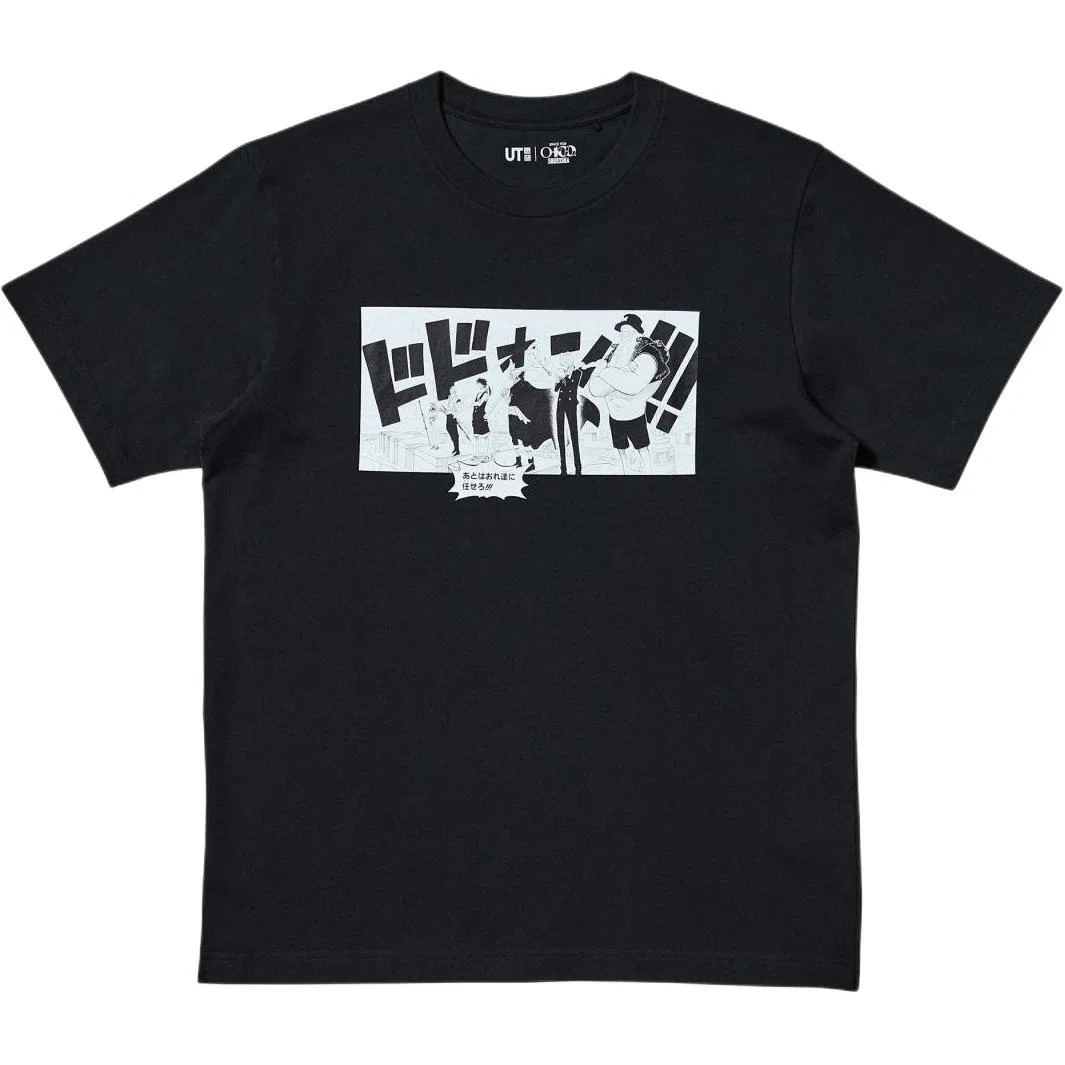 Футболка Uniqlo x Haizeiwang Lianmingkuan SS26 черная