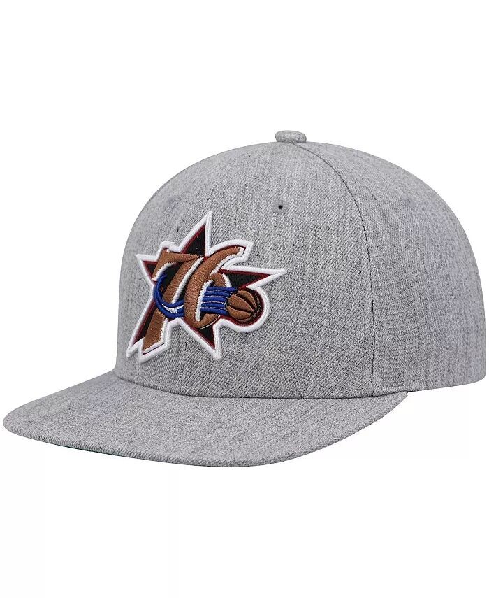 

Мужская серая бейсболка Philadelphia 76ers Hardwood Classics Team 2.0 Snapback Mitchell & Ness