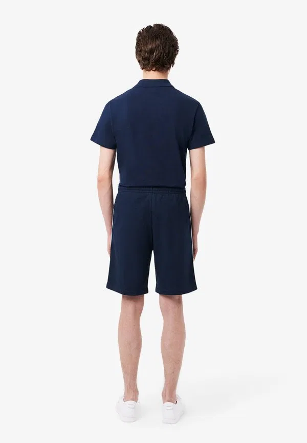 Короткие спортивные шорты с лентой Lacoste Sport, Navy Blue — фото 3