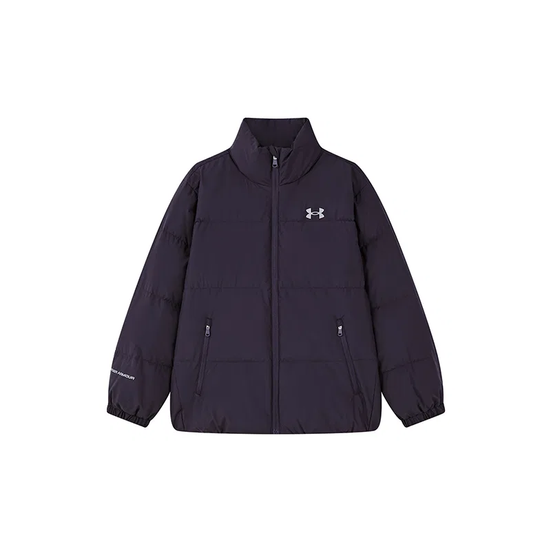 Пуховик для детей с высоким воротником, утолщенный, Under Armour, Breeze Purple