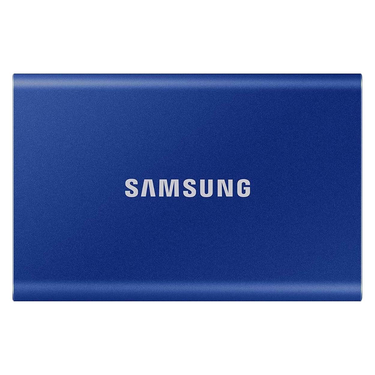 

Внешний диск SSD Samsung T7, 500ГБ, синий