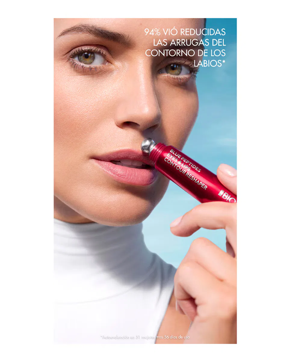 Средства против морщин, 15 мл, Bálsamo Ojos Labios Blue Peptides Eyes & Lips Reshaper, Biotherm — фото 3
