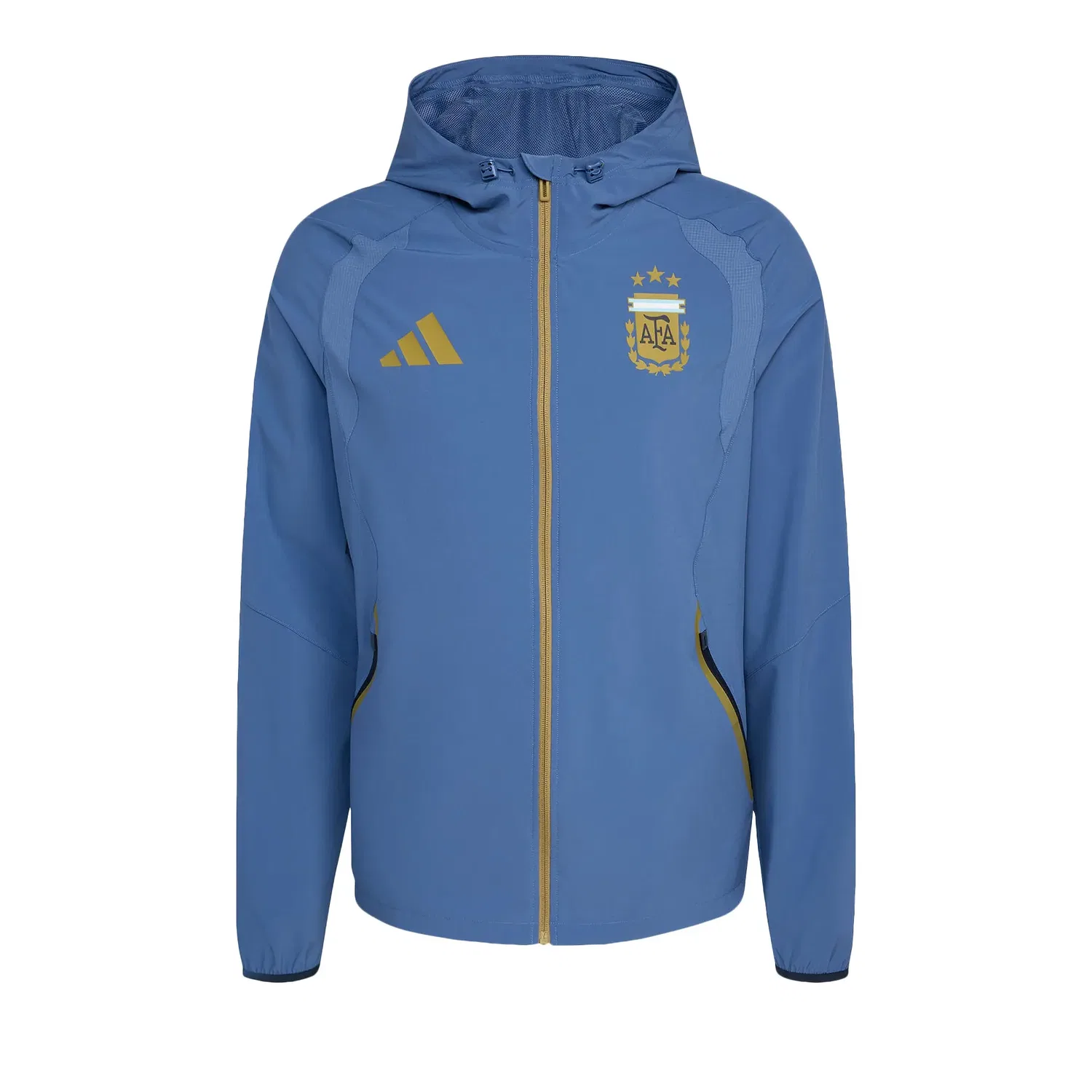 Ветровка Adidas Argentina Tiro Travel Full Zip Windbreaker, синий