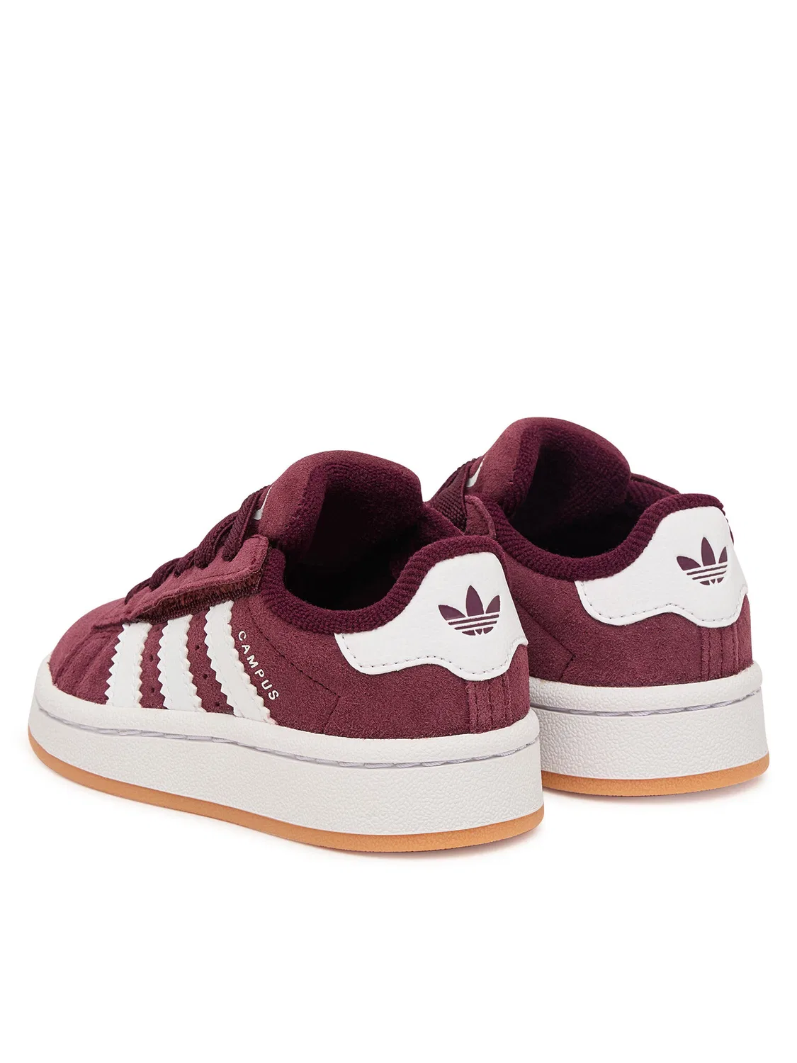 Кроссовки для мальчика Campus Comfort Closure Elastic Adidas, темно-красный — фото 3