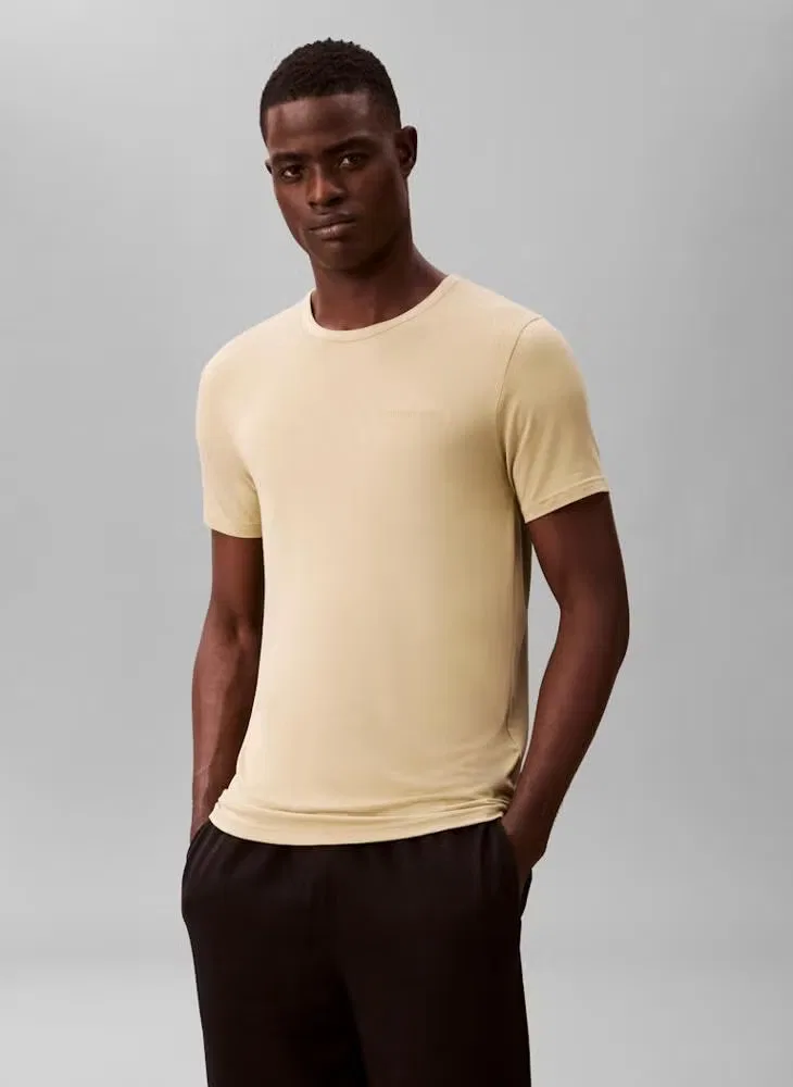 Футболка для отдыха с коротким рукавом Ultra Soft Modal Calvin Klein, шалфейный