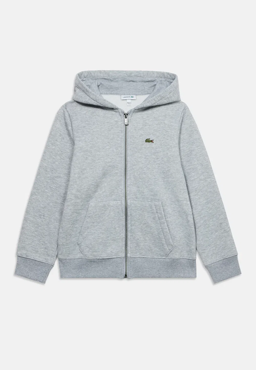 Толстовка на молнии Core унисекс - свитшот на молнии Lacoste, Argent Chine Heather