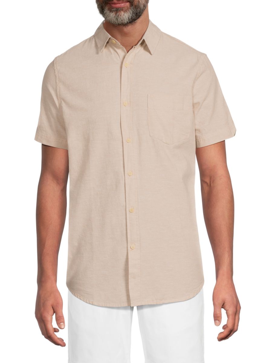 

Рубашка с коротким рукавом Ben Sherman, желто-коричневый
