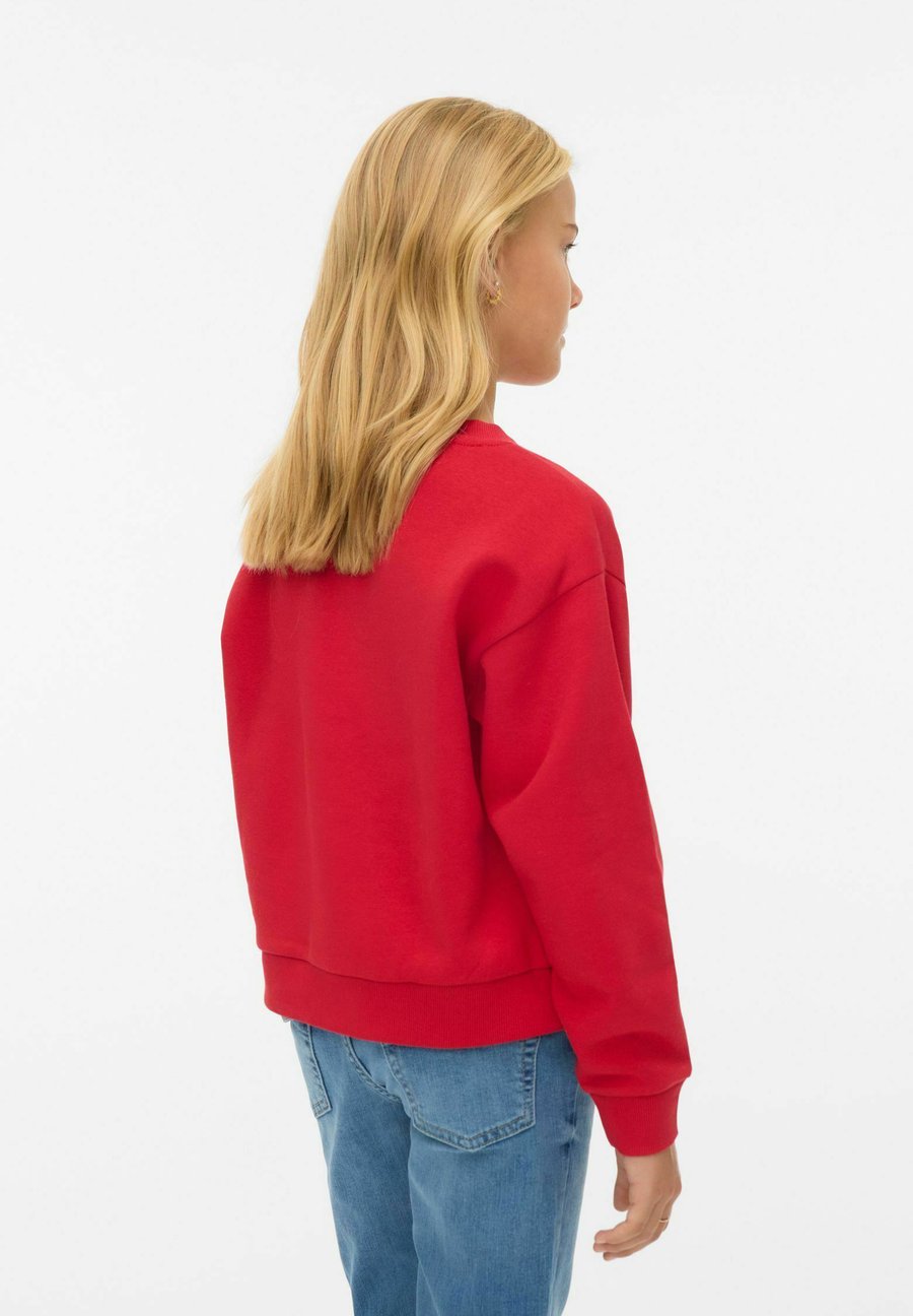 Толстовка VERO MODA Girl VMTRINA, Ribbon Red/Red — фото 3