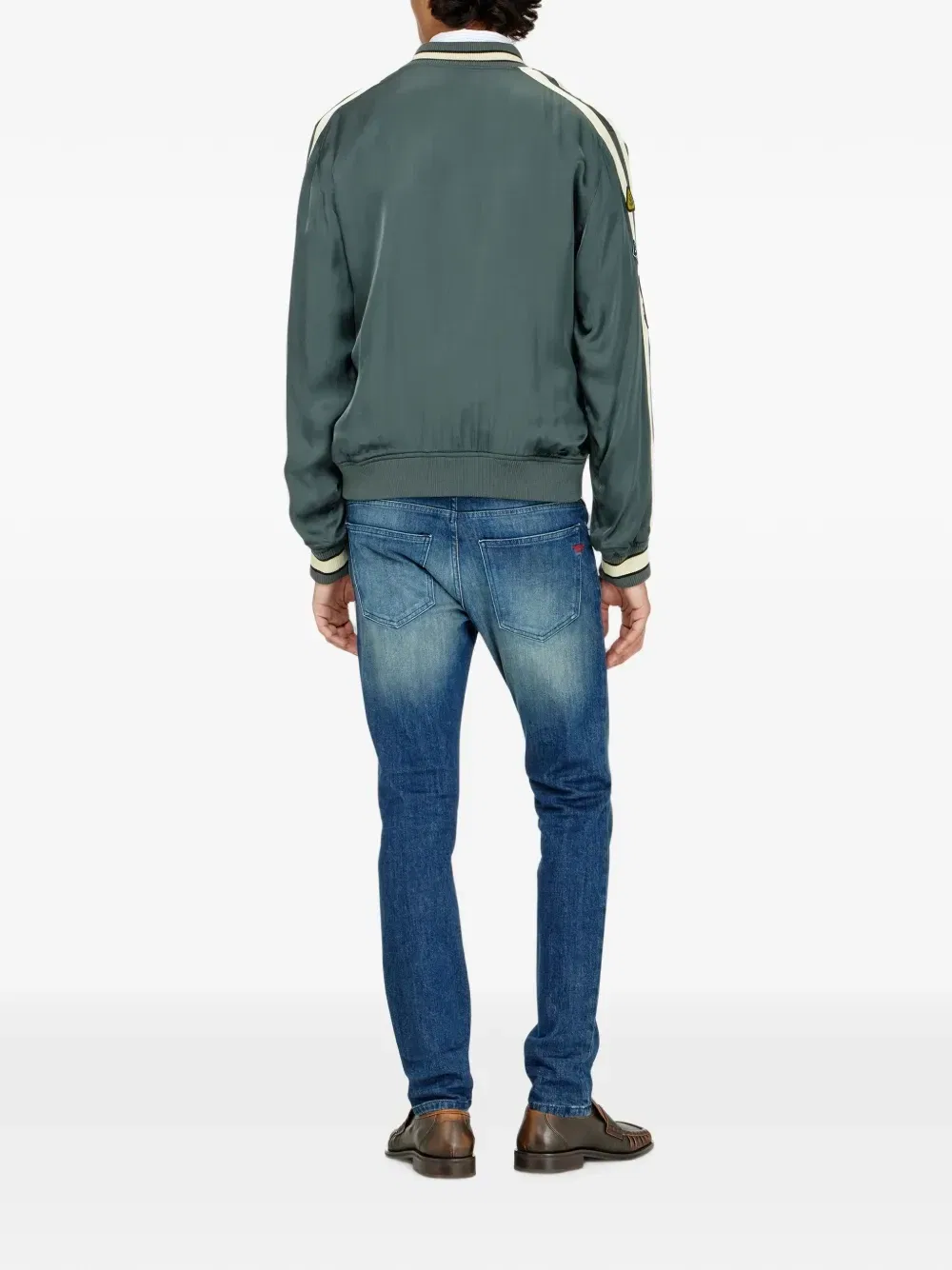 Джинсы Diesel Slim с обычной посадкой 2019 D-Strukt, синий — фото 4